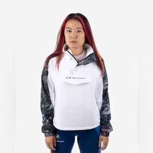 Puma BMW M Motorsport Street Half-Zip White Jacket Sweatshirt women’s size small